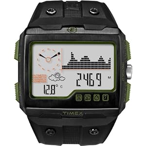 Timex Expedition WS4 Widescreen 4-Function Watch (Black Green) by 