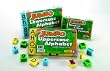 EDUCATIONAL INSIGHTS EI-1471 STAMPS LOWERCASE ALPHABET-IN CLEAR PLASTIC CASE