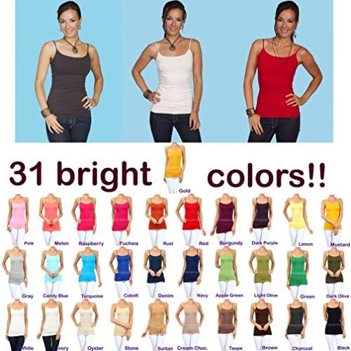 Janestore Costume Lady Camisole Sexy Spaghetti Strap Crop Pull Over Shirt Tank Size S M L