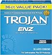 Trojan Condom ENZ Lubricated, 36 Count