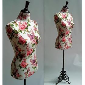 Shabby Rose Life Size Dressmakers Mannequin