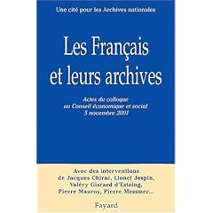 Les Fran�ais et leurs archives