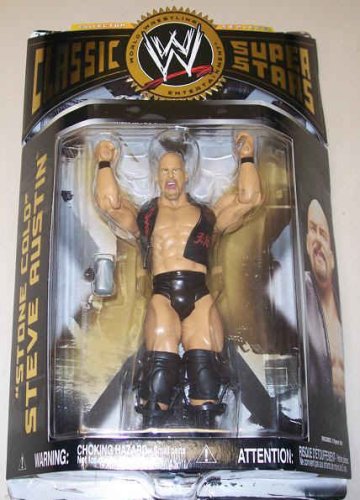 51J5RTVSfVL WWE Wrestling Classic Superstars Series 18 Action Figure Steve Austin (Ringmaster)