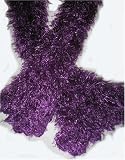 Purple Soft Velboa Scarf