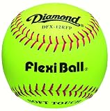 Diamond DFX-12RFP Leather Practice Softball (1 Dozen)