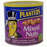 Planters  Mixed Nuts -Less Than 50% Peanuts - 56oz Jar