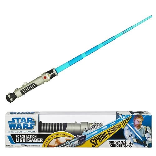 Star Wars Clone Wars Force Action Lightsaber OBI-WAN