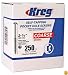 Kreg SML-C250B-250 Blue-Kote Weather Resistant Pocket Hole Screws - 2 1/2