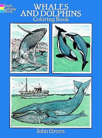 Whales & Dolphins Coloring Book