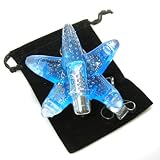 Hidden Flower Blue Silicone Strap-On Starfish Venus Vibrator Adult Sex Toy