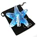 Hidden Flower Blue Silicone Strap-On Starfish Venus Vibrator Adult Sex Toy