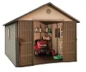 Brighton 11 x 11 Outdoor Storage Shed with Two Windows, From Lifetime Products, # 6433