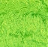 Faux Fur Luxury Shag Lime