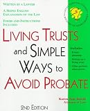 Living Trusts: And Simple Ways to Avoid Probate With Forms (Legal Survival Guides)