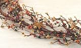 Garland Primitive Country Harvest Mix Pips Berry W/rusty Star