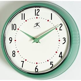 The Retro - Green Iron Wall Clock