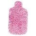 Aroma Home Fragranced Body Warmer - With Microwaveable Insert - Hot Water Bottle Shape - Fluffy Pink