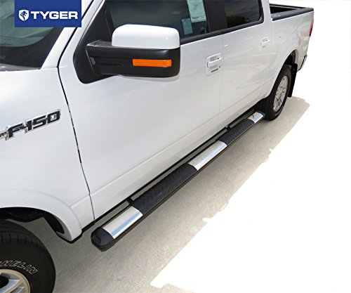 Weekly Cheap Tyger Custom Fit 2015 Ford F150 Super Crew Cab 5inch Wide 91inch Long Stainless Alloy Running Boards Side Step Rails Nerf Bars 2pcs With Mounting Bracket Kit Fun Medeals Weekly Cheap Tyger Custom Fit 2015 Ford F150 Super Crew Cab 5inch Wide 91inch Long Stainless Alloy Running Boards Side Step Rails Nerf Bars 2pcs With Mounting Bracket Kit Fun Medeals