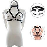Utimi SM Restraint Bondage Handcuffs Breast Clamp and Neck Collar