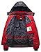 Wantdo Men's Waterproof Mountain Jacket Fleece Windproof Ski Jacket(US XL)
