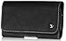 Jitterbug Touch3 Horizontal Black Leather Case Pouch Built In Magnetic Flap and Belt Clip and Soft Interior Material