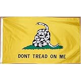 Gadsden-yellow Flag Polyester 3 ft. x 5 ft.