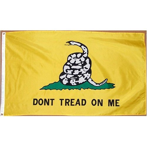 Gadsden-yellow Flag Polyester 3 ft. x 5 ft.
