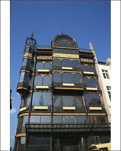 Photographic Prints of Old England Building, art nouveau, Brussels, Belgium, Europe from Robert Harding