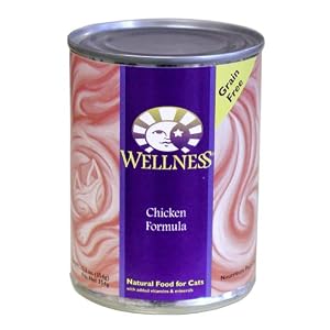 Wellness Complete Health Canned Cat Food, Chicken Recipe (Pack of 12 12.5-Ounce Cans)