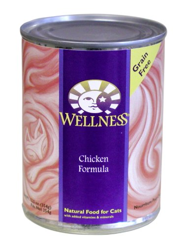 Wellness Complete Health Canned Cat Food - Chicken Recipe Pack of 12 125-Ounce Cans