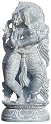 Human Sculpture Stone Carving Collectible Figurines 3.25 x 1.75 x 8 inches(sos001)