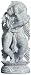 Human Sculpture Stone Carving Collectible Figurines 3.25 x 1.75 x 8 inches(sos001)