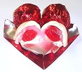 Scott's Cakes White Chocolate Covered Cherries in a 1 Pound White Gourmet Box