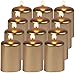 Biedermann & Sons 12 Count Metallic 15-Hour Votive, Gold