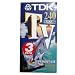 TDK E240 VHS Blank Tapes (3 Pack)