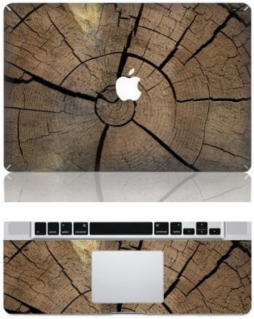Wood Texture Macbook Protective Decals Apple Macbook Decal Top Sticker Front Decal
