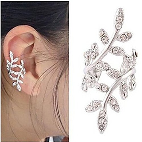 CHOP MALL? Fashion (Tree) Alloy Ear Cuff Silver Color (1 Pc)