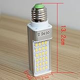 Pure Cool White AC85-265V E27 8W 28 SMD 5630 LED Light Corn Lamp Bulb