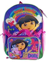 Dora the Explorer Forest Friends Backpack With Utility Pouch (16 Inch)