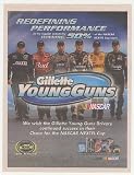 2004 Gillette Young Guns NASCAR Drivers Photo Print Ad