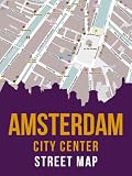 Amsterdam, Netherlands City Center Street Map