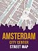 Amsterdam, Netherlands City Center Street Map Amsterdam, Netherlands City Center Street Map