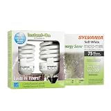 Buy Sylvania 29729 23W Compact Fluorescent Micro Mini Light Bulb, Soft White, 2 Pack by Sylvania