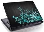 One Colour Charm | Blue Floral Laptop Skin