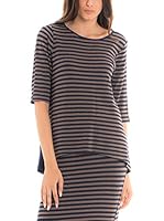 Kova Design Camiseta Manga Corta (Azul / Marrón)