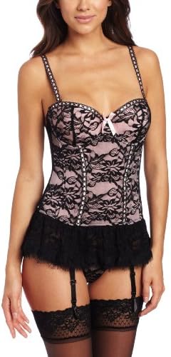 Seven Til Midnight Women's Victorian Lace Bustier