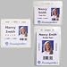 Electronics : Baumgartens Vinyl Badge Holder,No Clip,Horz,3-3/8"x2-3/8",12/PK,Clear