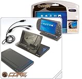 Core Gamer PlayStation Portable Flip Stand 2-in-1 USB Cable