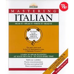 Mastering Italian: Book and 12 Cassettes (The Foreign Service Institute Language Series)
