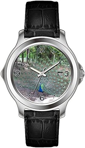 lvlp Men's Sentry 42mm Stainless Steel Leather Quartz Movement Watch &amp;283